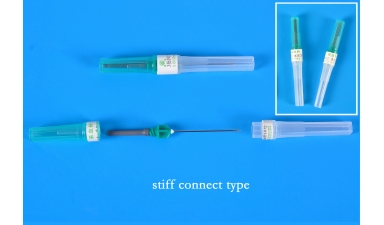 Venous blood collection needle for single use